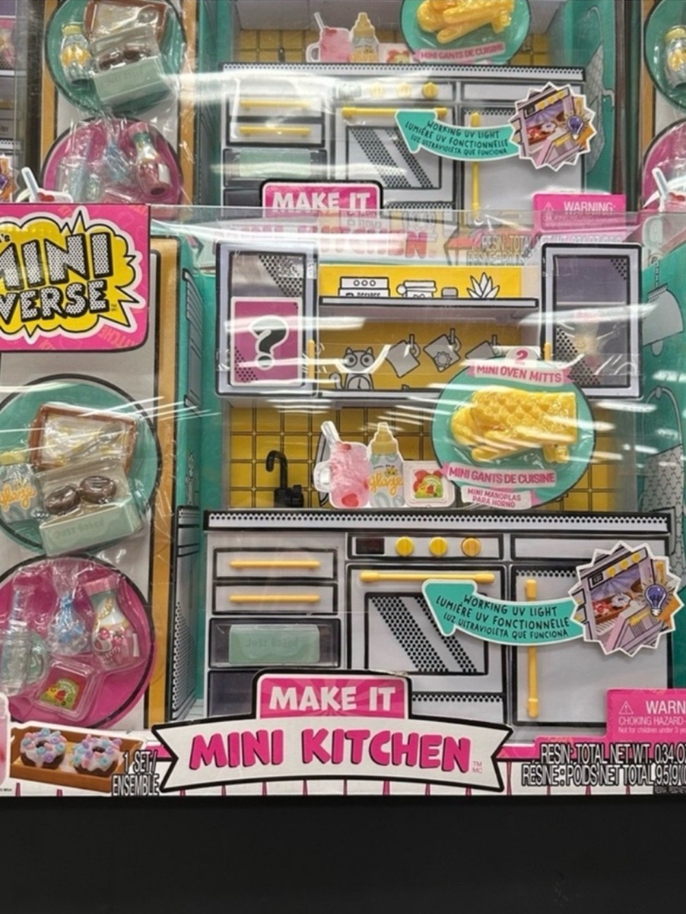 Make It Mini Kitchen Playset - Pink, Yellow, Teal